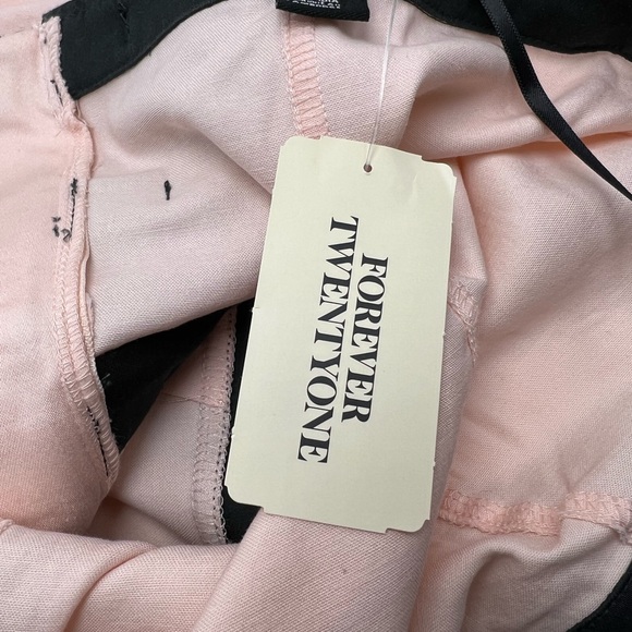 Forever 21 Strapless dress pink and Black Sz M - Picture 5 of 6